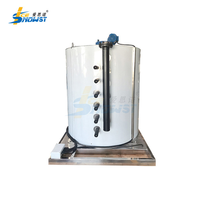 Sistema verticale del tamburo della macchina dell'evaporatore della macchina per ghiaccio del fiocco 5 tonnellate