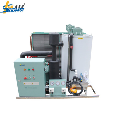 comprare Risparmio energetico 3 tonnellate Macchina per ghiaccio a fiocco di acqua dolce Macchina per ghiaccio a fiocco di acqua marina online manufacture