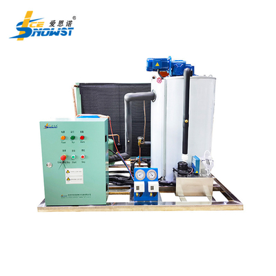 comprare 5 tonnellate di acqua dolce Flake Ice Machine 304 in acciaio inossidabile 11,4KW online manufacture