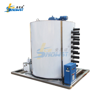 comprare 25 tonnellate di acciaio inossidabile SS304 Flake Ice Evaporator Scale Ice Machine per la lavorazione della macellazione online manufacture