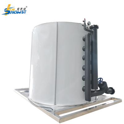 comprare 35 tonnellate di acciaio inossidabile Flake Ice Evaporator Drum Refrigeration Systems Certificato CE online manufacture