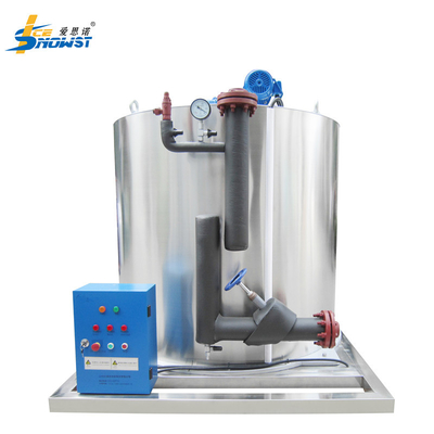 comprare SUS304 Equipaggiamento a tamburo per evaporatori di ghiaccio a fiocco 20 tonnellate OEM online manufacture