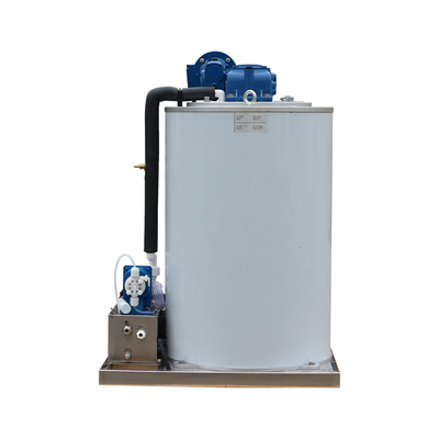 comprare Buona progettazione 3 tonnellate di acqua di mare Flake evaporatore di ghiaccio tamburo macchina su barca per il pesce congelato online manufacture