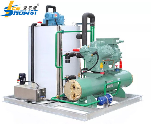 comprare 480V acqua raffreddata neve acqua di mare macchinetta di ghiaccio a fiocco 10 tonnellate online manufacture