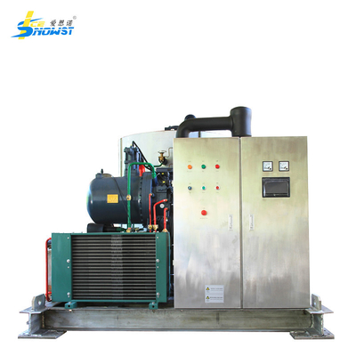 comprare Risparmio energetico 20 tonnellate di acqua di mare Flake Ice Machine Commerciale per frutti di mare surgelati online manufacture