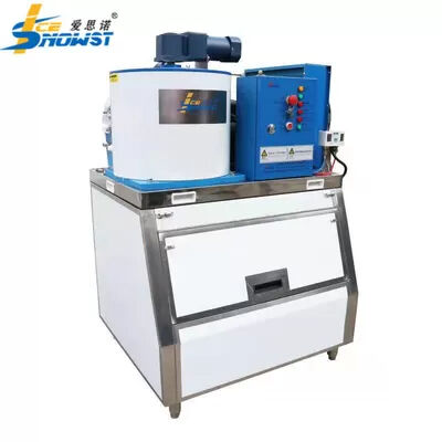 Macchina di ghiaccio a fiocco di acqua dolce indipendente con velocità di formazione del ghiaccio di 12-17 minuti e condensazione di raffreddamento dell'aria